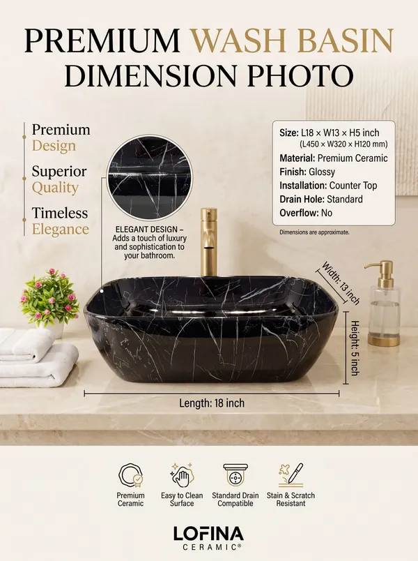 White_And_Black_Glossy_Rectangle_Table_Top_Ceramic_Wash_Basin