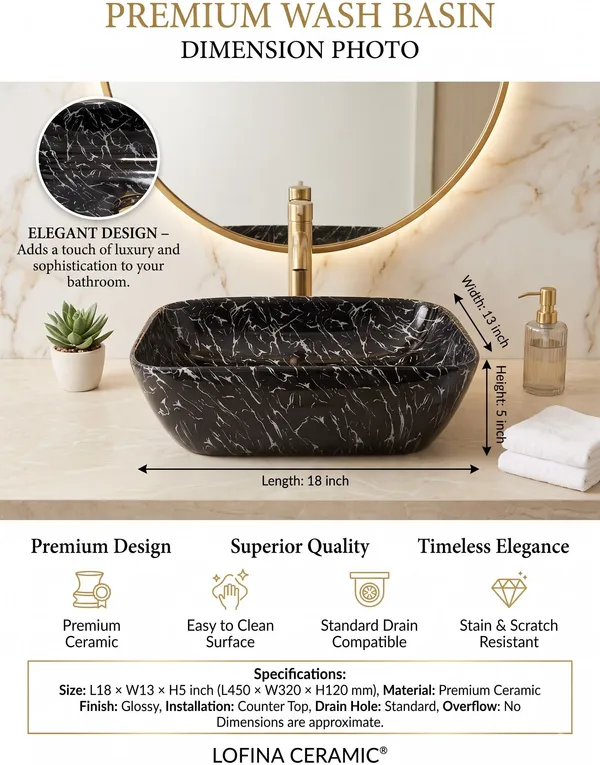 White_And_Black_Glossy_Rectangle_Table_Top_Ceramic_Wash_Basin