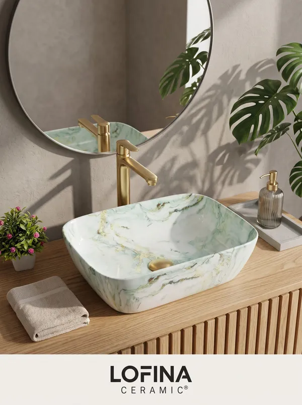 Green_Glossy_Rectangle_Table_Top_Ceramic_Wash_Basin