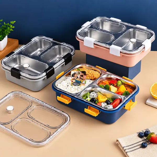 Stainless_Steel_Compartment_Lunch_Box_With_Transparent_Lid