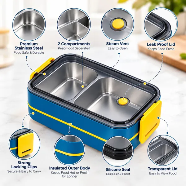 Blue_Stainless_Steel_Insulated_Lunch_Box