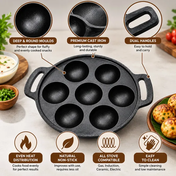Cast_Iron_Traditional_7_Pit_Paniyaram_Pan_With_Lid