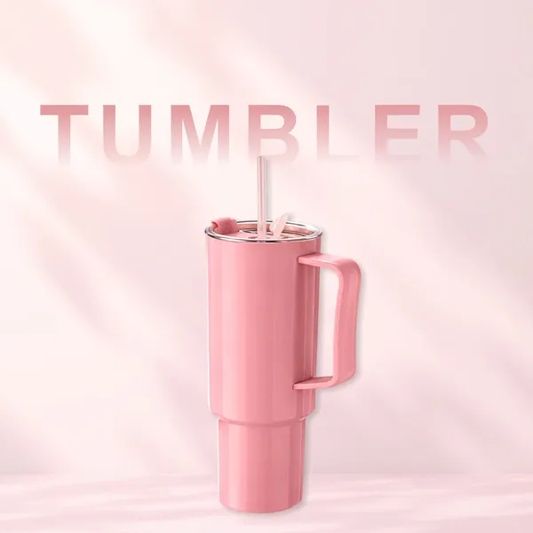 Pink_Handled_Straw_Tumbler