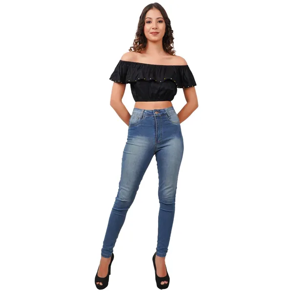 Women_S_Rayon_Off_Shoulder_Crop_Top_Stretchable_Comfort_Fit_Bow_Cut_Sleeve_Blouse_For_Casual_Festive_Office_Wear_Maroon_Black_White_Stylish_Summer_Top