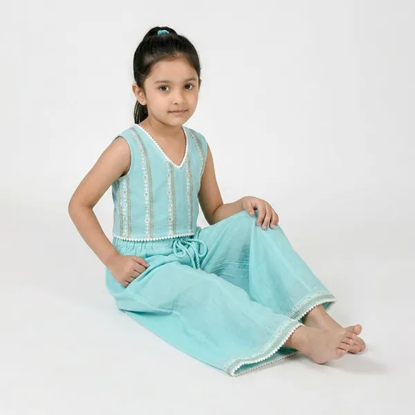 Girls_Printed_Georgette_Palazzo_Set_With_Dupatta_Sleeveless_Crop_Top_Festive_Ethnic_Wear