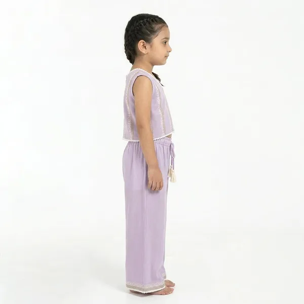 Lavender_Georgette_Sleeveless_Crop_Top_Palazzo_Set_With_Dupatta_For_Girls