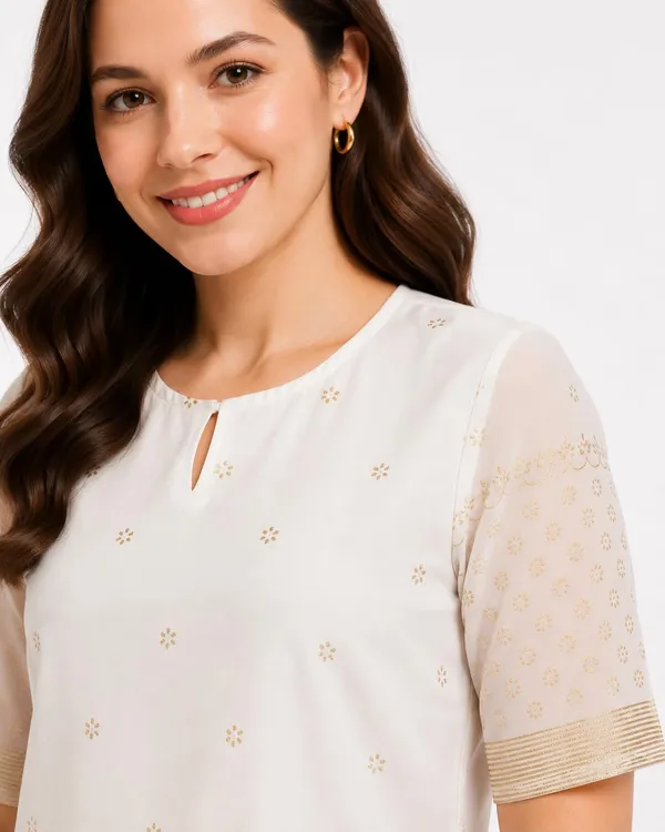 Women's_White_Georgette_Printed_Flared_Top_Casual_Party_And_Office_Fashion_Wear