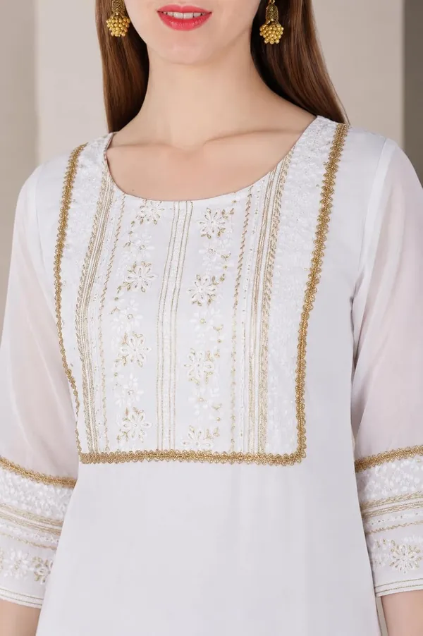 Designer_Georgette_Kurti_For_Women_With_Soft_Cotton_Lining_Ethnic_Festive_Wear