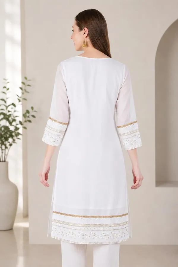 Designer_Georgette_Kurti_For_Women_With_Soft_Cotton_Lining_Ethnic_Festive_Wear