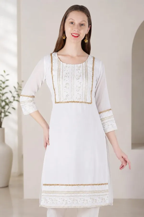 Designer_Georgette_Kurti_For_Women_With_Soft_Cotton_Lining_Ethnic_Festive_Wear