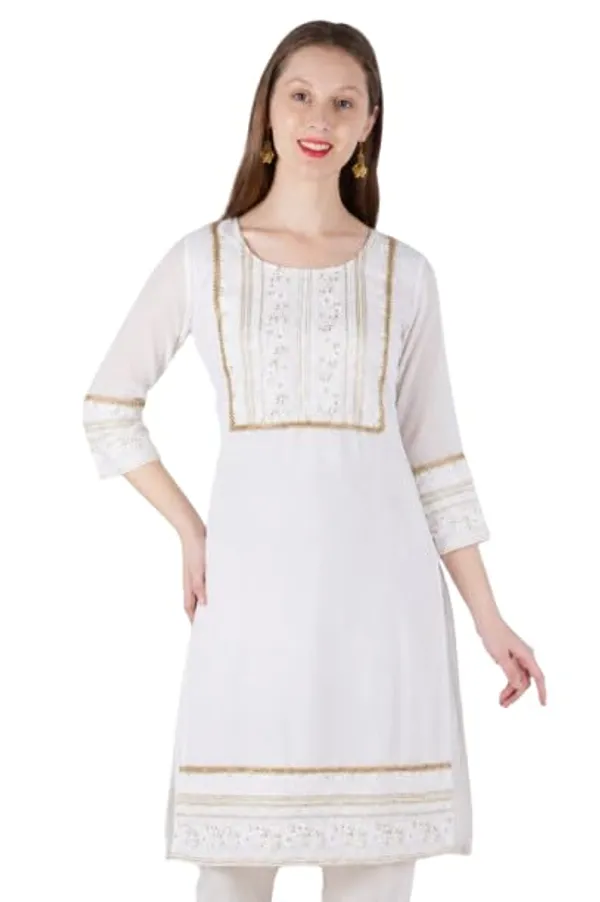 Designer_Georgette_Kurti_For_Women_With_Soft_Cotton_Lining_Ethnic_Festive_Wear