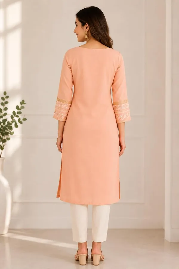 Designer_Georgette_Kurti_For_Women_With_Soft_Cotton_Lining_Comfortable_Ethnic_Wear