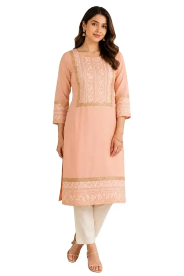Designer_Georgette_Kurti_For_Women_With_Soft_Cotton_Lining_Comfortable_Ethnic_Wear