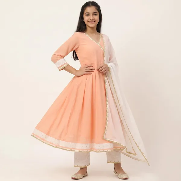 Girls_Georgette_Anarkali_Ethnic_Set_With_Soft_Cotton_Lining_Comfortable_Festive_Traditional_Wear