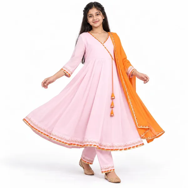 Girls_Georgette_Anarkali_Ethnic_Set_With_Soft_Cotton_Lining_Comfortable_Festive_Traditional_Wear