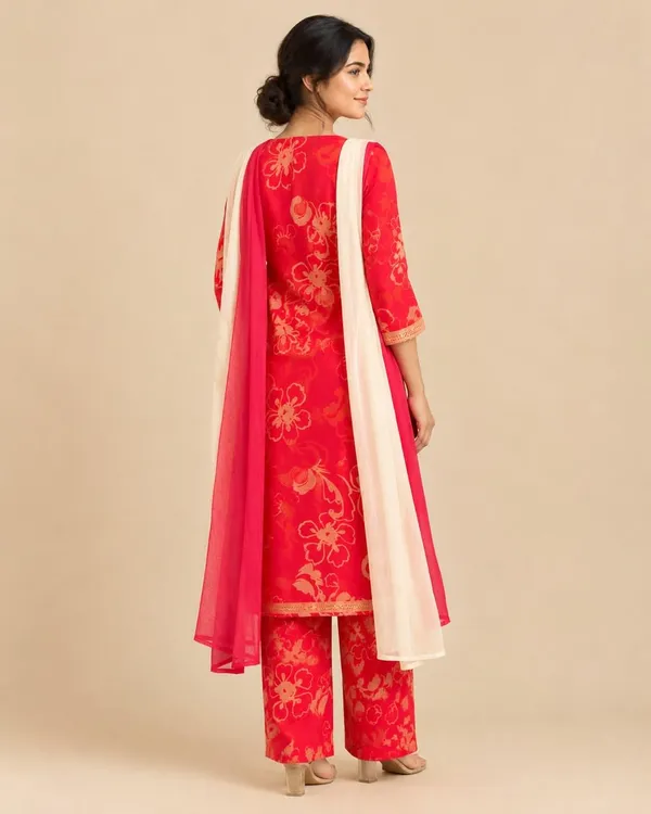 Women's_Red_Printed_Cotton_Kurta_Pant_Set_With_Dupatta_Festive_Ethnic_Wear