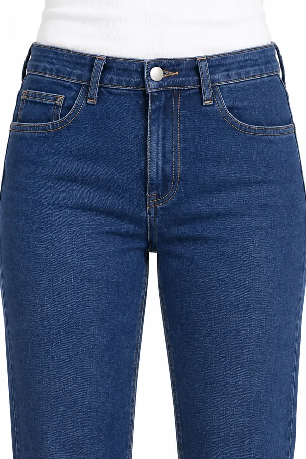 Dark_Blue_Non-Stretch_Straight_Fit_Denim_Jeans_for_Women