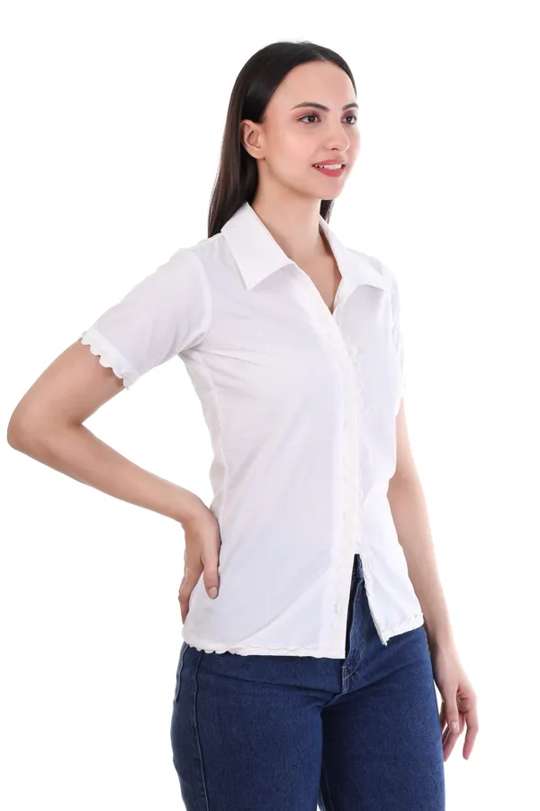 Women's_White_Cotton_Short_Sleeve_Shirt