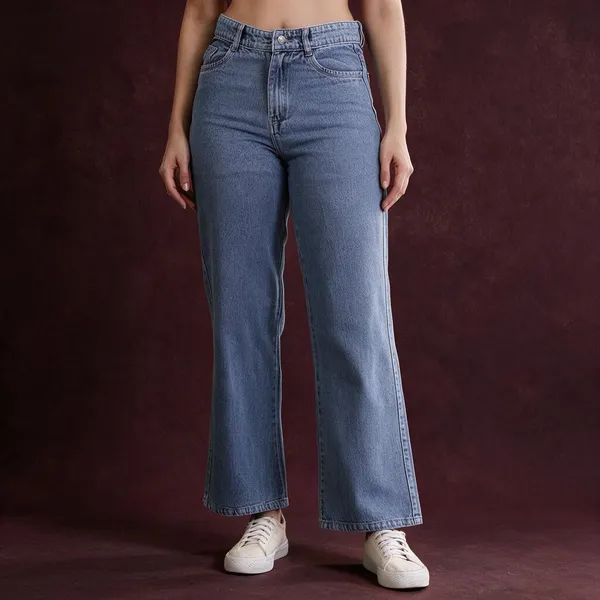 Ice_Blue_Cotton_Denim_High_Rise_Wide_Leg_Baggy_Fit_Jeans_For_Women
