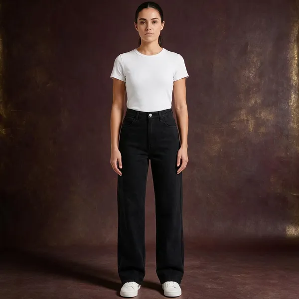 Black_Cotton_Denim_High_Rise_Straight_Fit_Jeans_For_Women