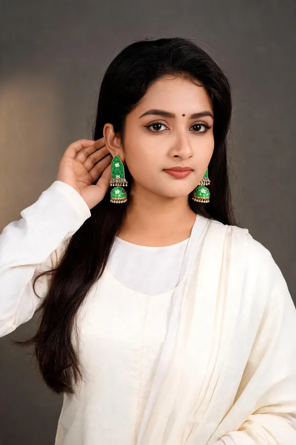 Green_Steel_Enamel_Jhumka_Earrings_For_Women_Pack_Of_4