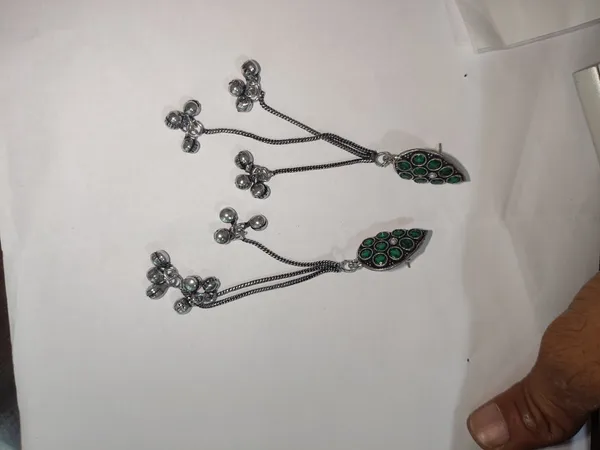 Silver_Steel_Peacock_Earrings_For_Women_Pack_Of_3