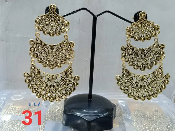 Multi_Steel_Chandelier_Earrings_For_Women_Pack_Of_4