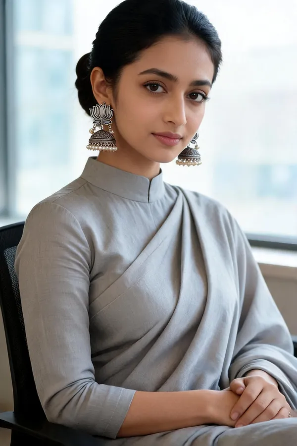 Silver_Steel_Jhumka_Earrings_For_Women