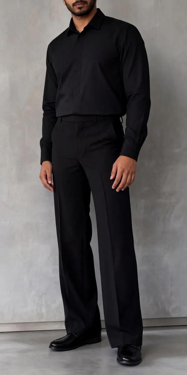 Black_Armani_Bootcut_Trousers_For_Men