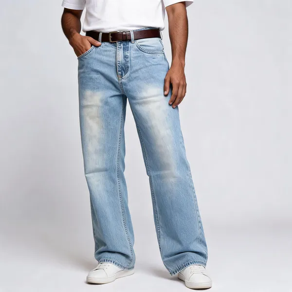 Light_Blue_Denim_Straight_Leg_Jeans_For_Men