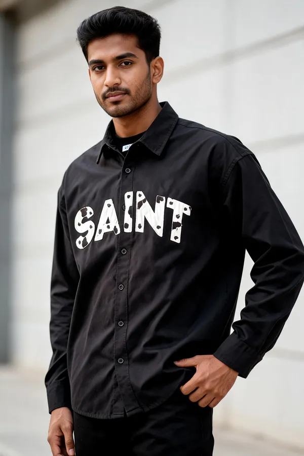 Black_Cotton_Relaxed_Fit_Full_Sleeve_Shirt_For_Men