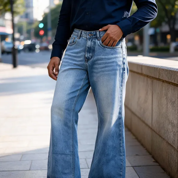 Blue_Denim_Straight_Leg_Jeans_For_Men