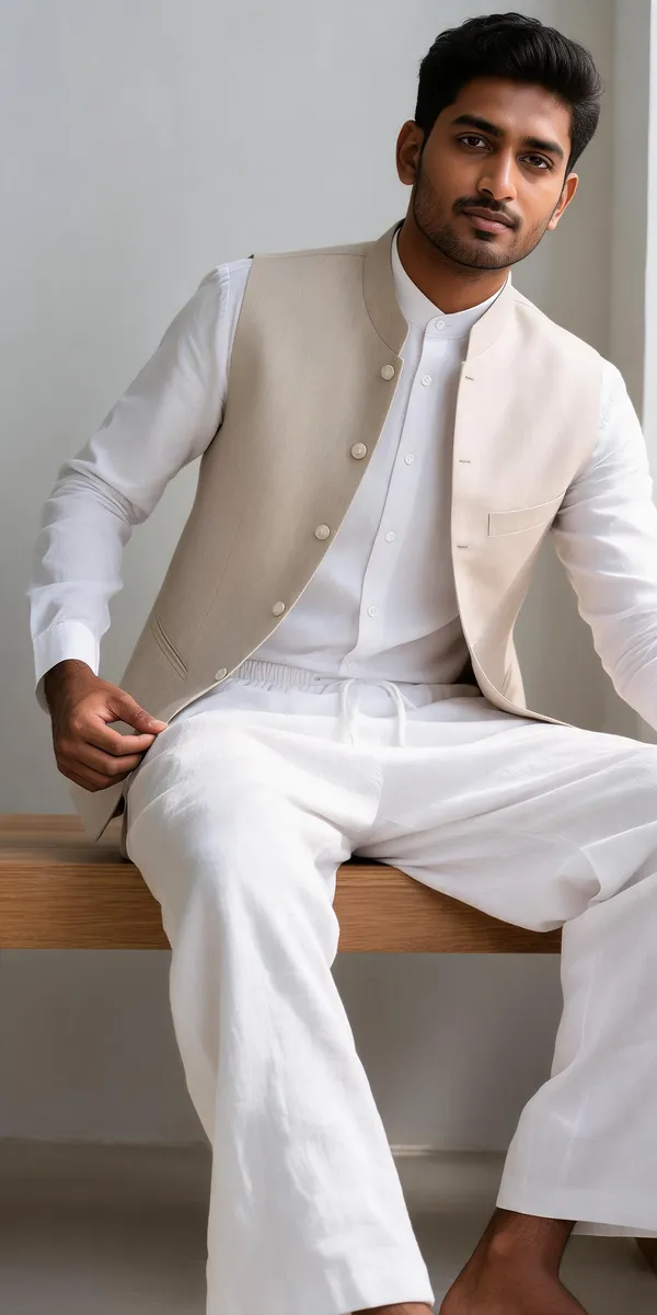 White_Linen_Relaxed_Fit_Pajama_Pants_For_Men