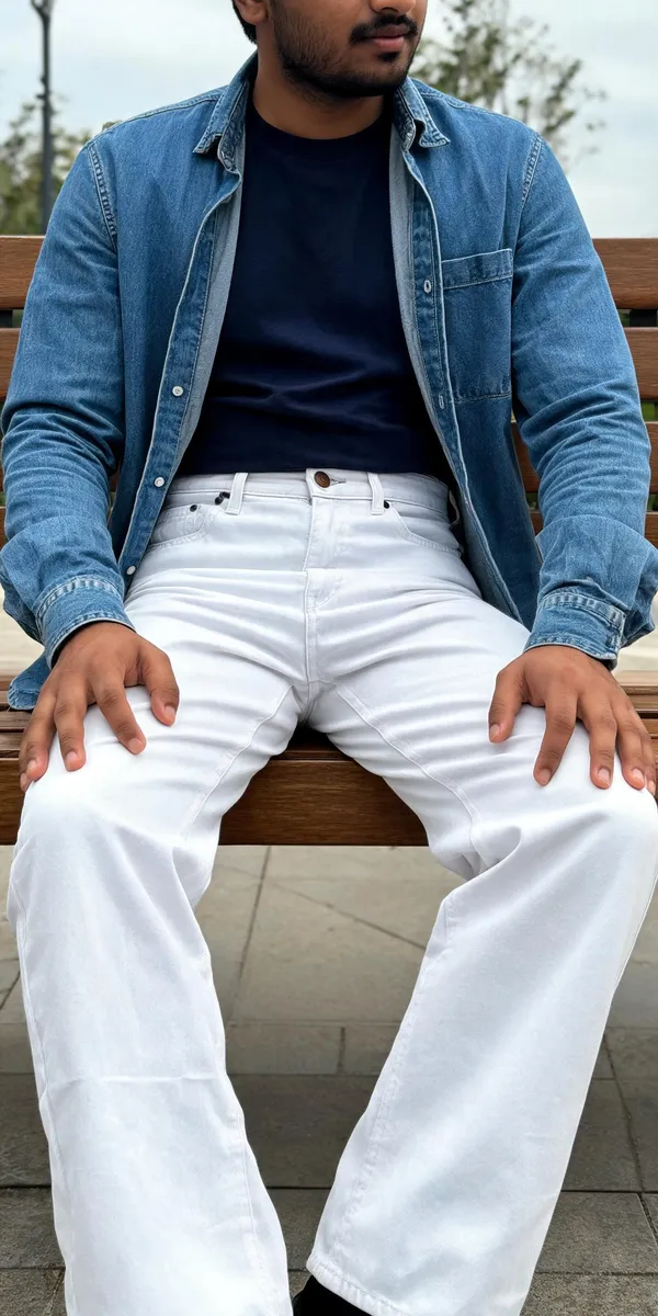White_Denim_Straight_Fit_Jeans_For_Men