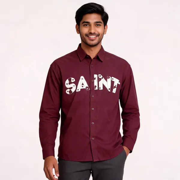 Maroon_Cotton_Full_Sleeve_Casual_Shirt_For_Men