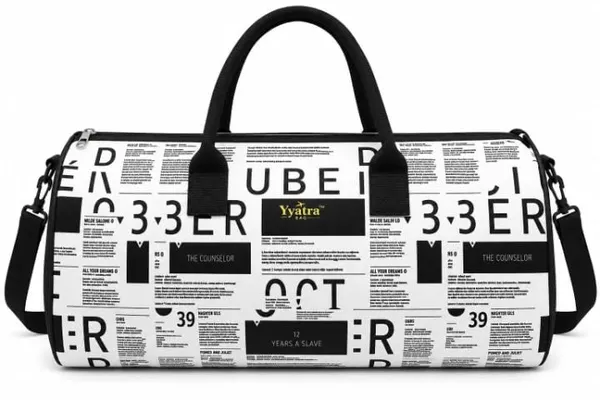 Travel_Bag_Newspaper_Print_Bag_For_Women_Girls_Casual_Shoulder_Handbag_Tote_Bag_For_Shopping_Luggage_Bag