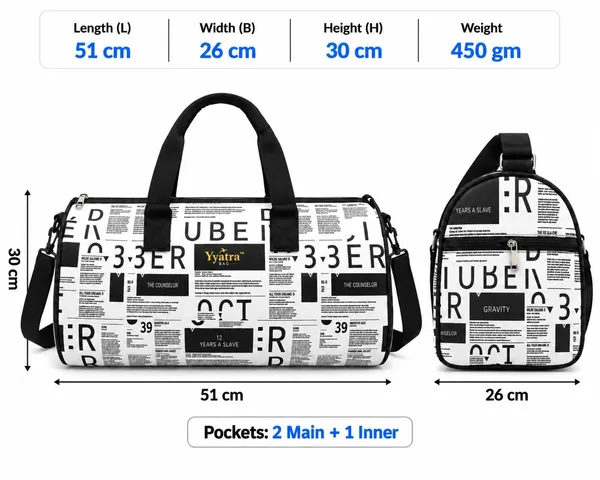 Travel_Bag_Newspaper_Print_Bag_For_Women_Girls_Casual_Shoulder_Handbag_Tote_Bag_For_Shopping_Luggage_Bag