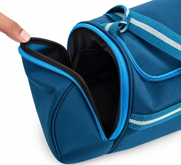 Travel_Duffle_Bag_For_Men_Women_Padded_Fabric_Stitching_Blue_Colour