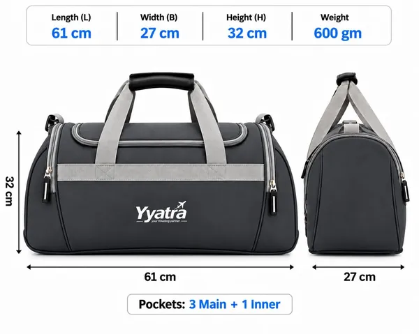 Duffle_Bags_For_Travel_For_Women_Padded_Fabric_Stitching_Gray_Color