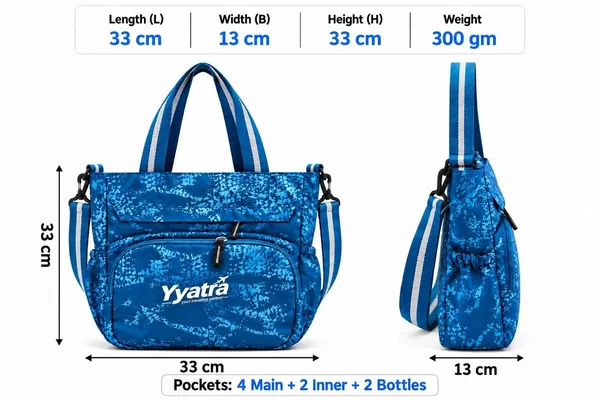 Women_S_Blue_Printed_Tote_Bag_With_Shoulder_Strap_And_Multiple_Pockets