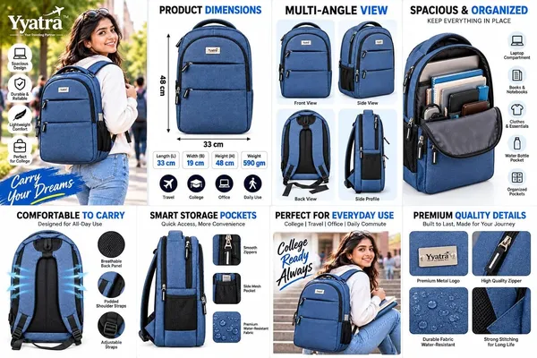 Blue_Backpack_Multi_Compartment_Bag_For_School_College_Office_Travel
