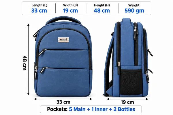 Blue_Backpack_Multi_Compartment_Bag_For_School_College_Office_Travel