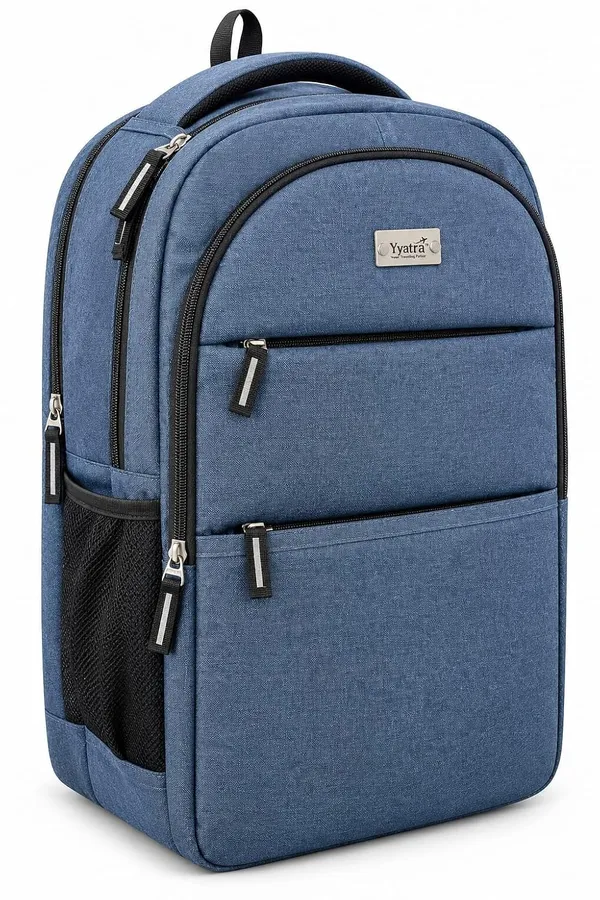 Blue_Backpack_Multi_Compartment_Bag_For_School_College_Office_Travel