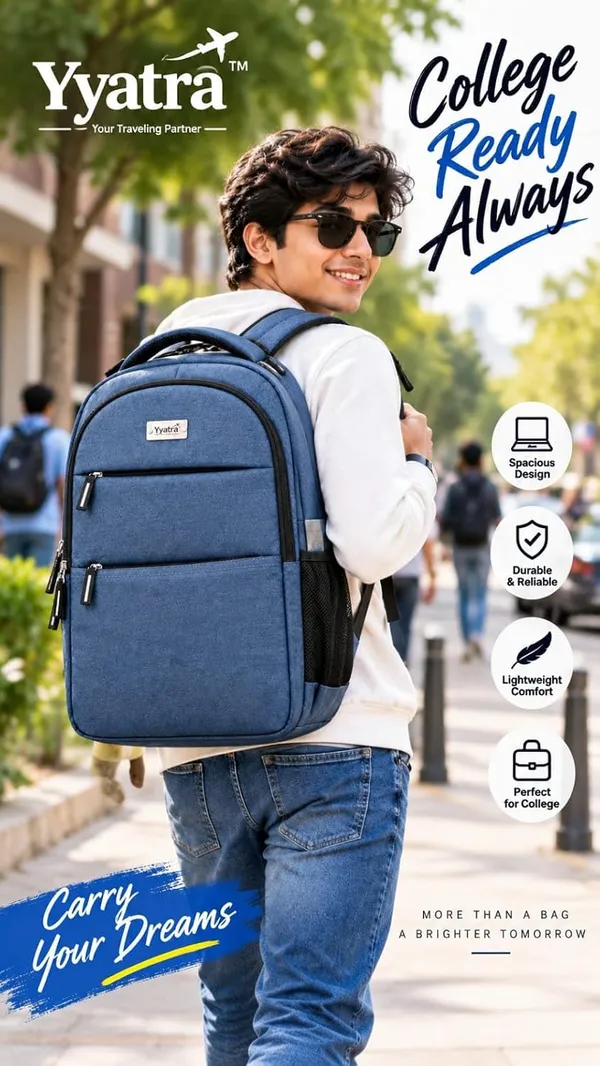 Blue_Backpack_Multi_Compartment_Bag_For_School_College_Office_Travel