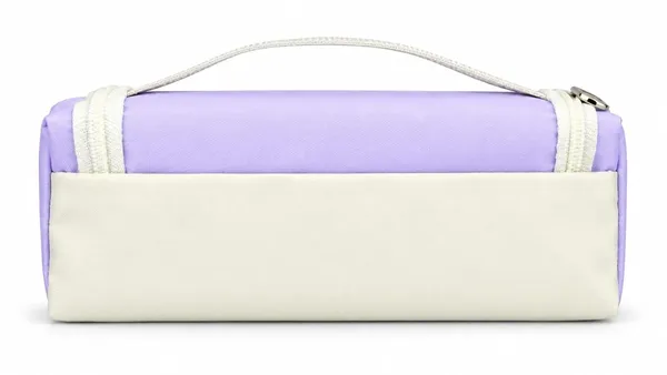 School_Pouch_College_Pencil_Case_Stationery_Storage_Bag_Purple_And_White