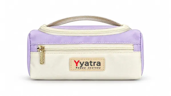 School_Pouch_College_Pencil_Case_Stationery_Storage_Bag_Purple_And_White