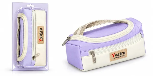 School_Pouch_College_Pencil_Case_Stationery_Storage_Bag_Purple_And_White