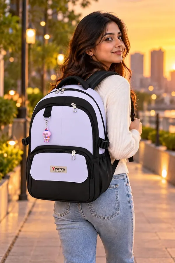 School_Backpack_For_Students_Casual_Travel_Bag_With_Multiple_Compartments