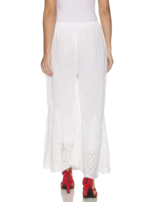 Georgette_Sharara_For_Women_White_Georgette