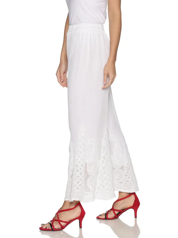 Georgette_Sharara_For_Women_White_Georgette